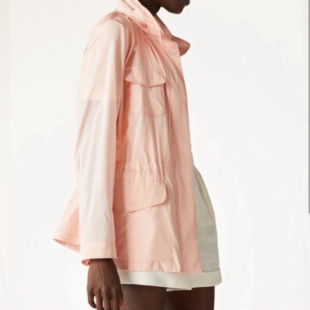BANANA REPUBLIC Utility jacket pink water resistant coat spring fall autumn